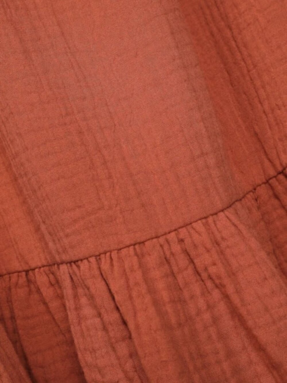 NWT Lulu's Ready for Sunshine Rust Orange Off-the-Shoulder Midi Maxi Dress M - Picture 5 of 5